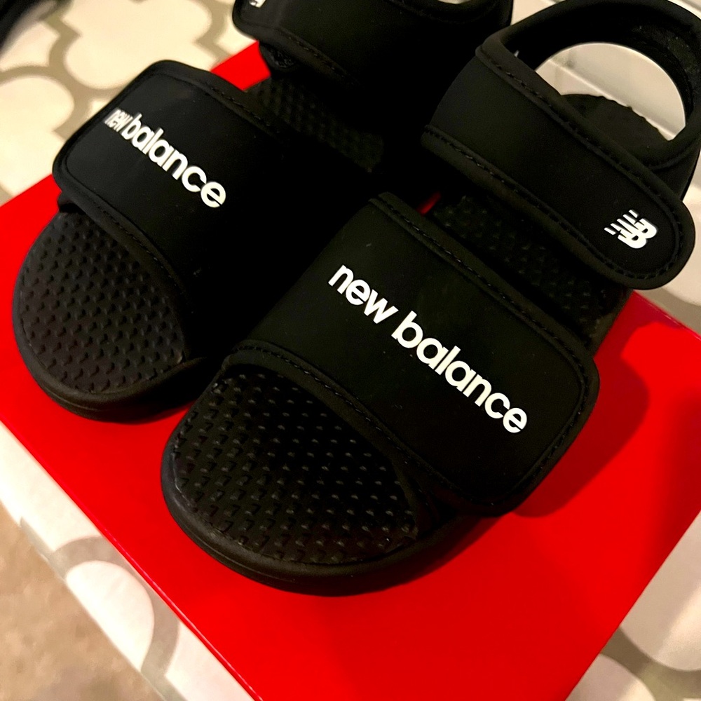 New Balance 750 V2 Sandal - Little Kid / Big Kid - Black 13 Unisex. Item sold